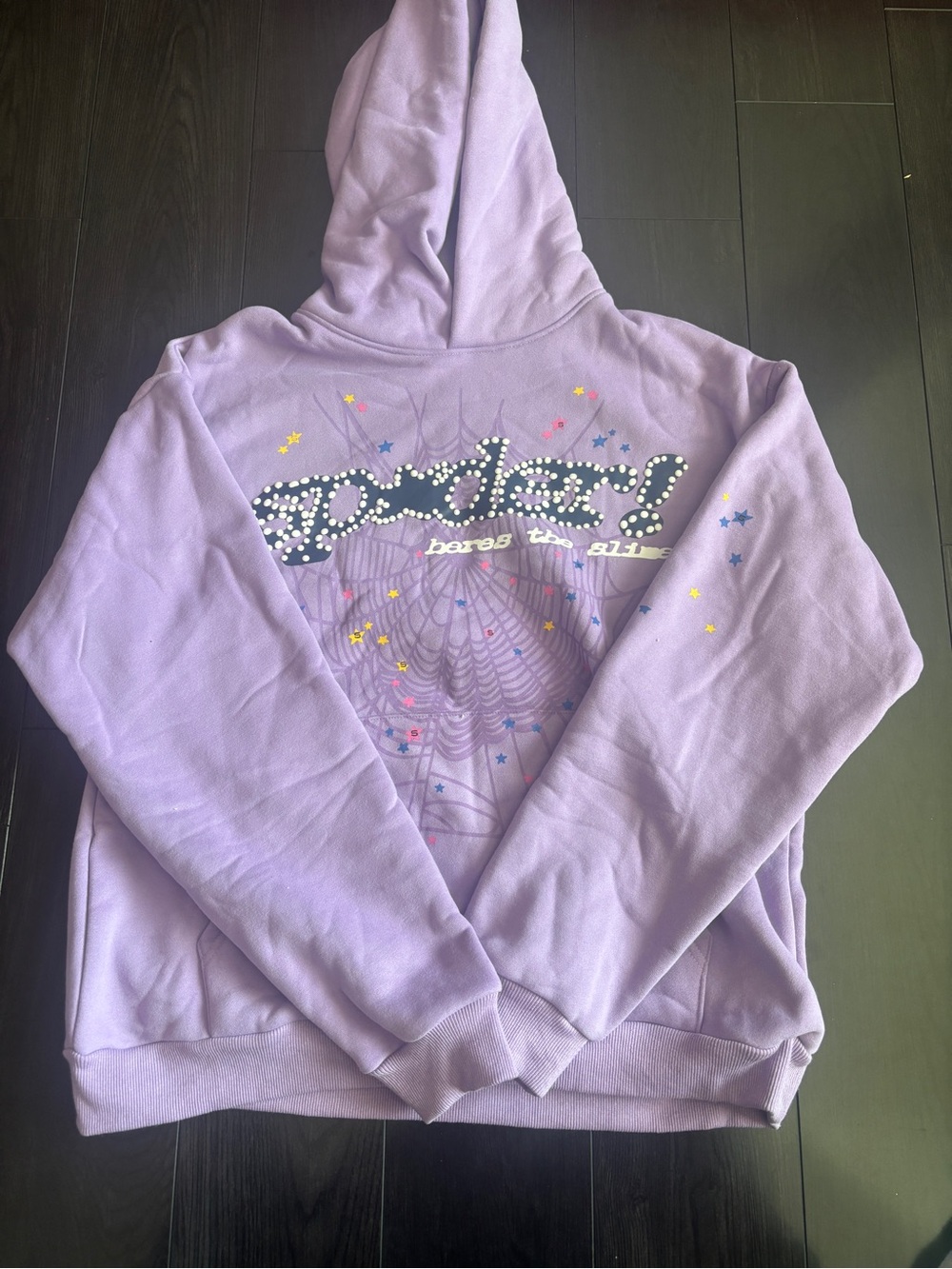 Sp5der Acai Hoodie — Purple